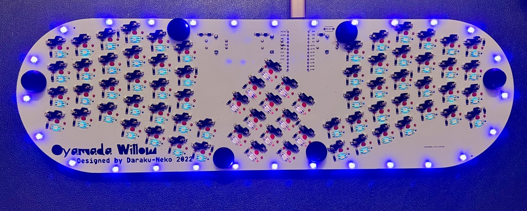 Willow&Ambi配列キーボード Oyamada Willow