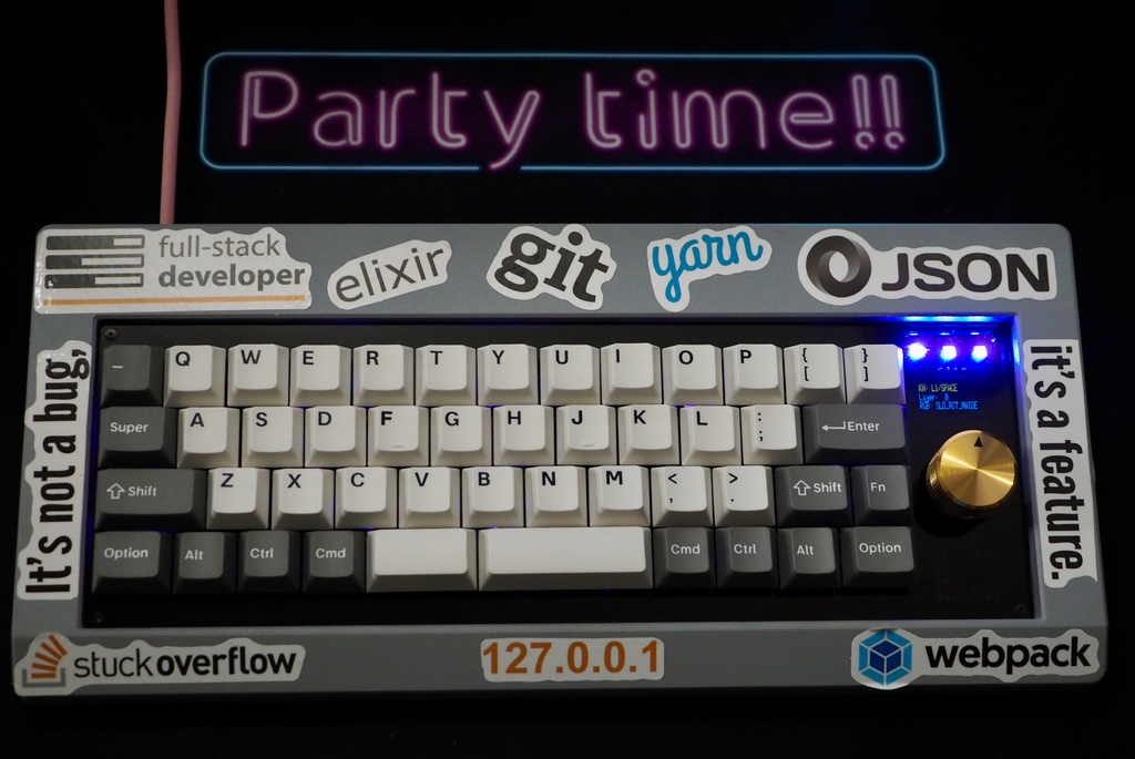 GPK60-47VC1RE Poker互換(GH60、DZ60)ケース対応キーボード