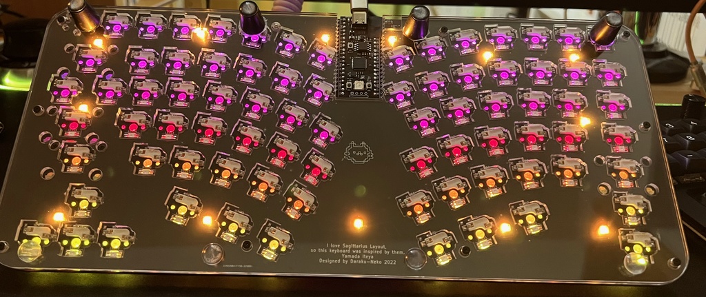 サジタリウス配列キーボード Yamada Iteya