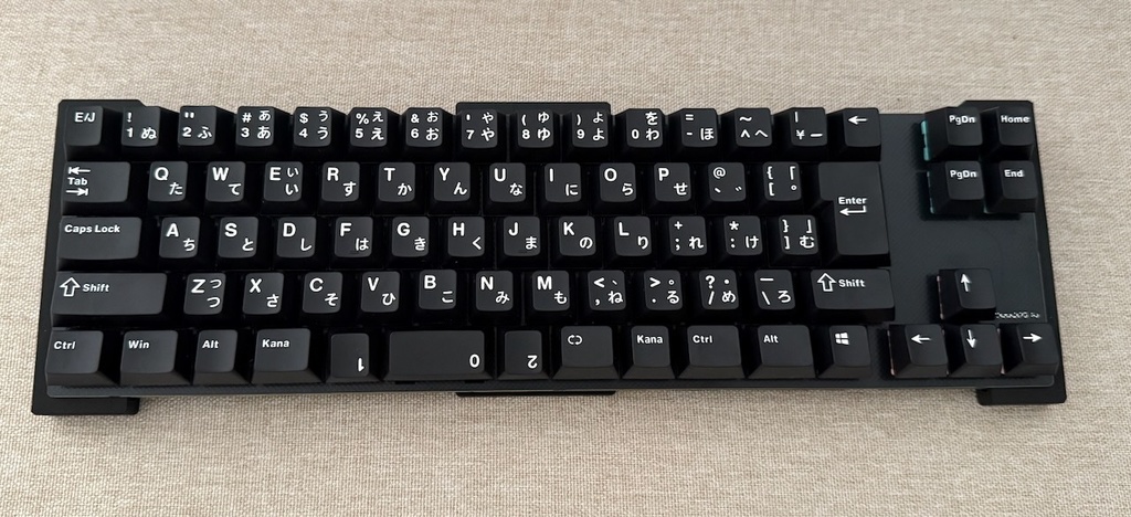 日本語配列キーボード Yamada75 Go シンプル版