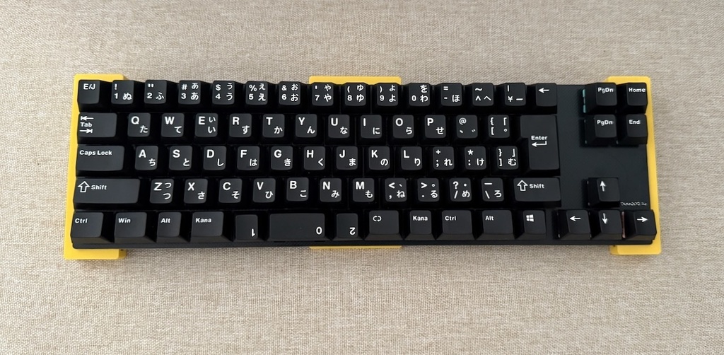 日本語配列キーボード Yamada75 Go シンプル版