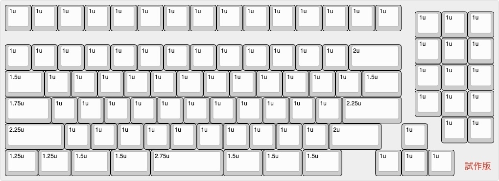 GRIN配列キーボード Yamada Emiko