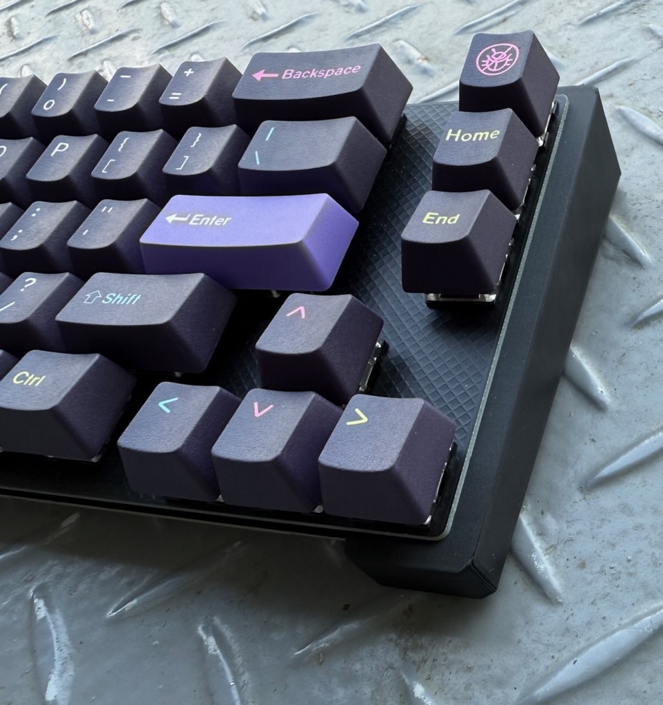 ロウスタッガード配列キーボード Yamada67 AN