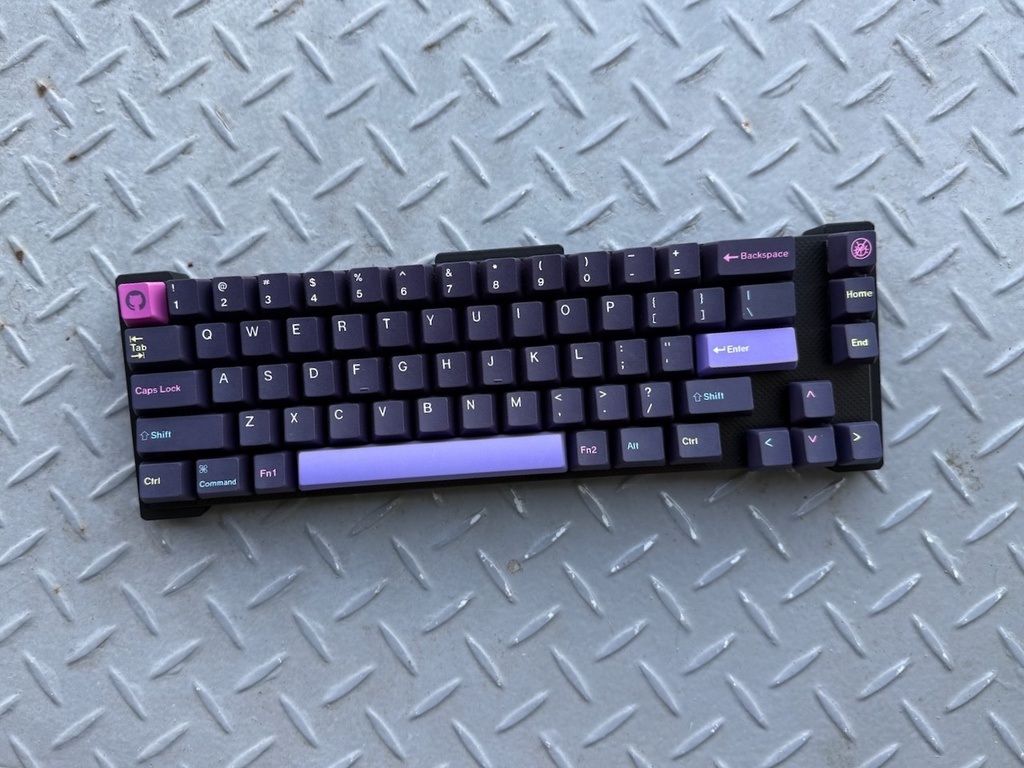 ロウスタッガード配列キーボード Yamada67 AN