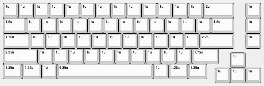 ロウスタッガード配列キーボード Yamada67 AN