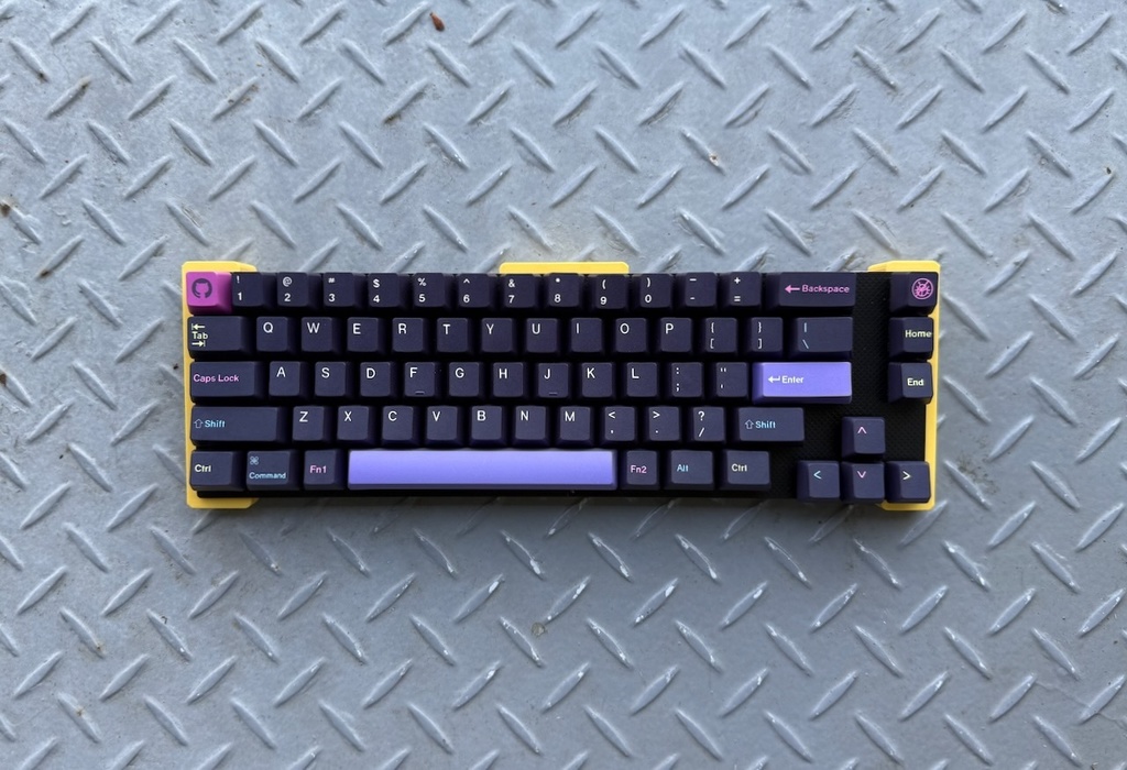 ロウスタッガード配列キーボード Yamada67 AN