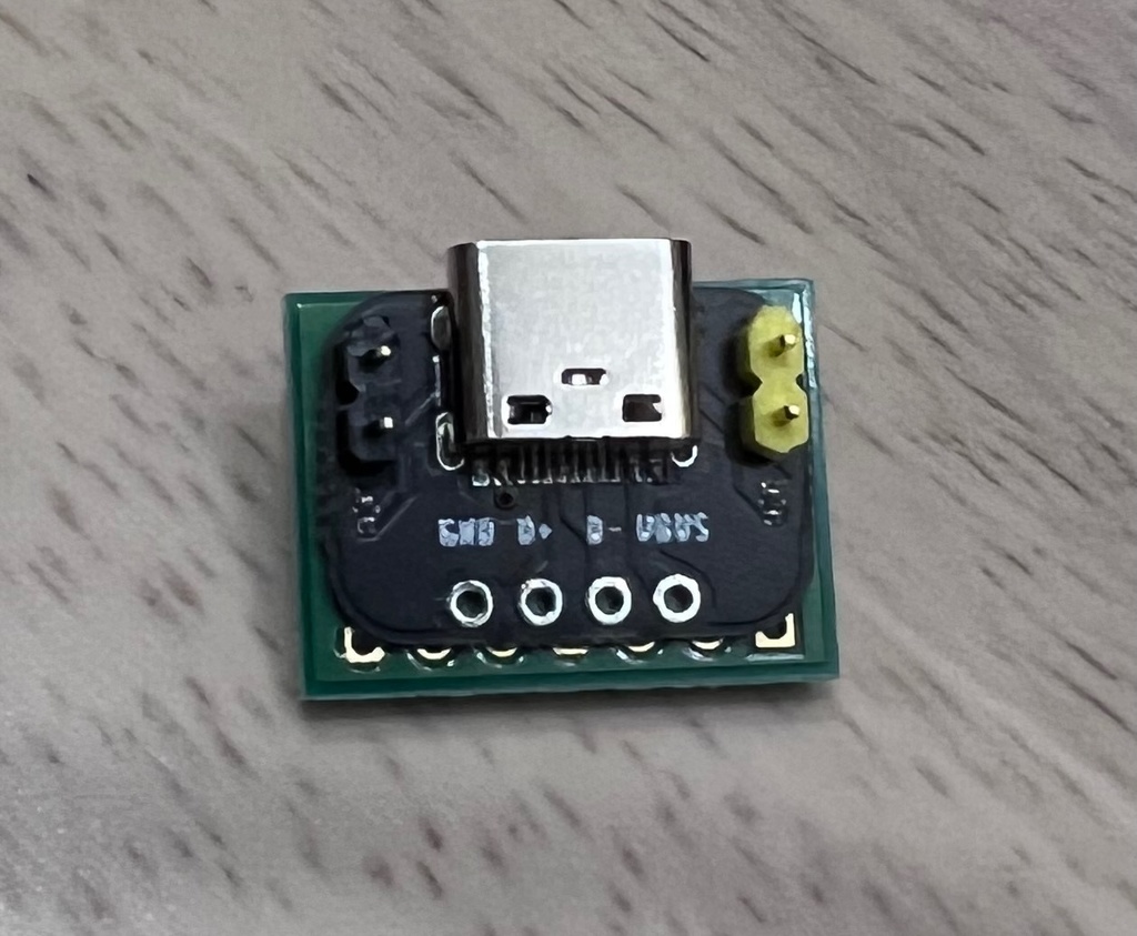 USB Type-Cコネクタ DIP化基板