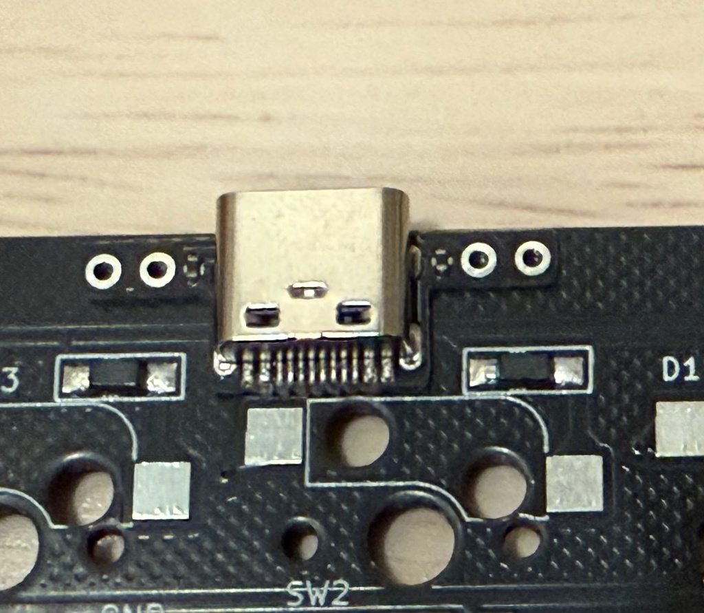 USB Type-Cコネクタ DIP化基板