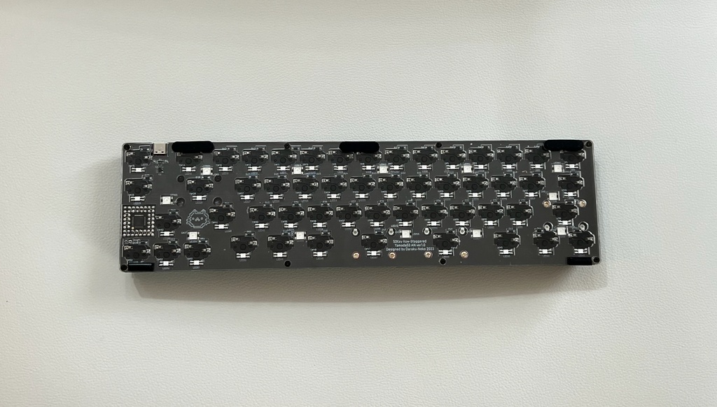 ロウスタッガード配列キーボード Yamada53 AN