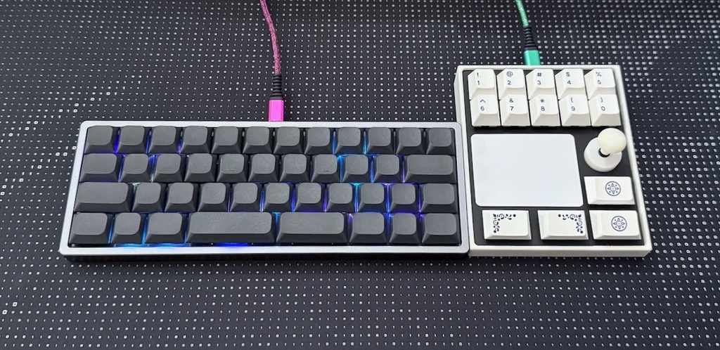 Choc V2対応Daisy Flatケース互換基板 Trident42 LowProfile