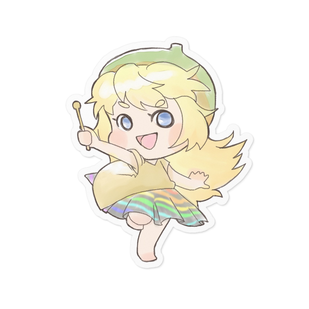 水彩風ちびふぇるとちゃん