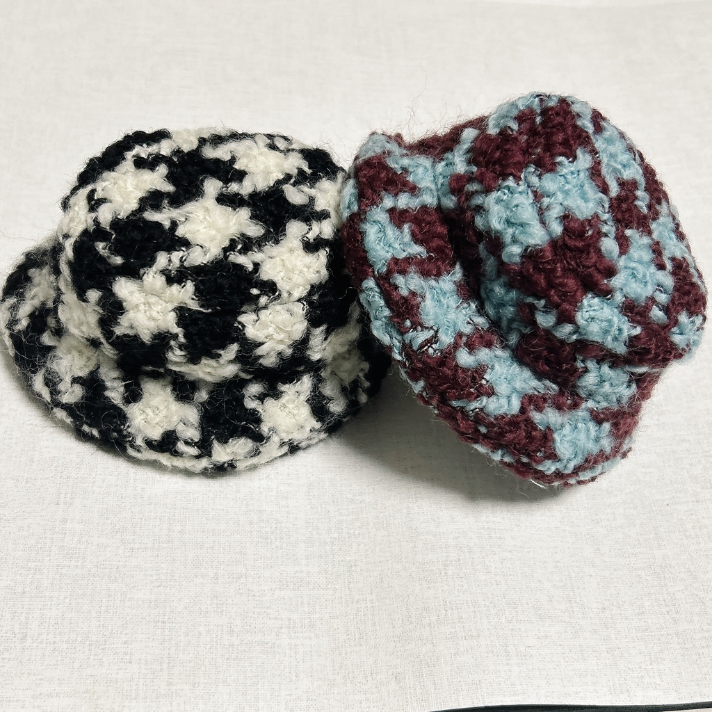 12/13 22:30〜 ツイードバケットハット【12センチぬい】