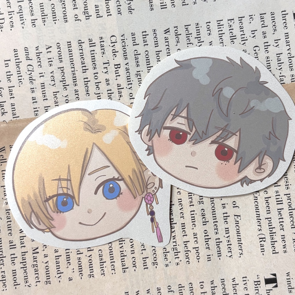 プリお顔ステッカー