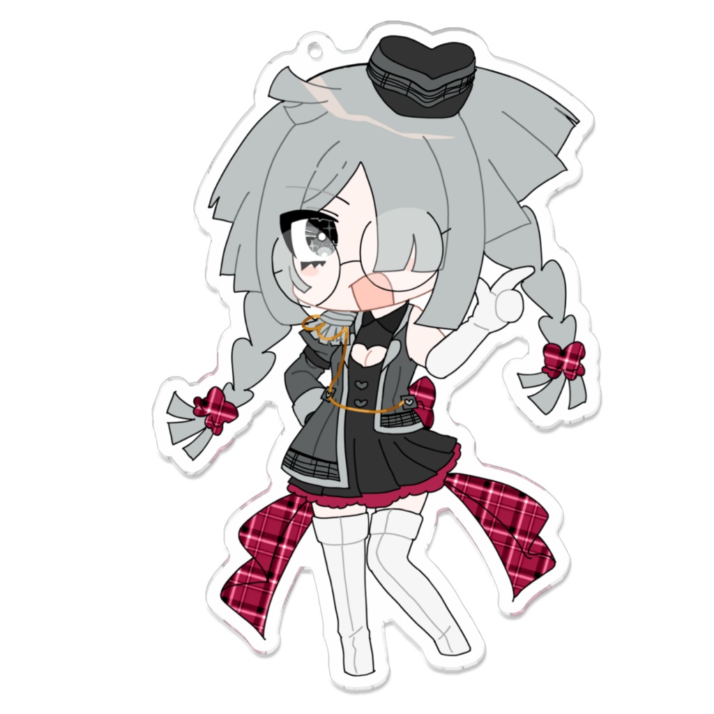 餡子概念アクリルキーホルダー(ステージ衣装)