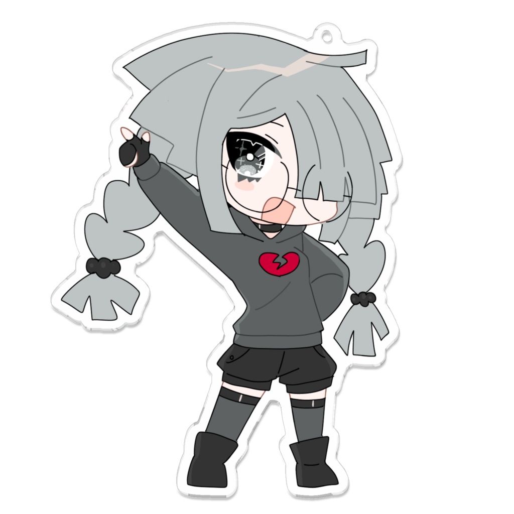 餡子概念アクリルキーホルダー(普段着)