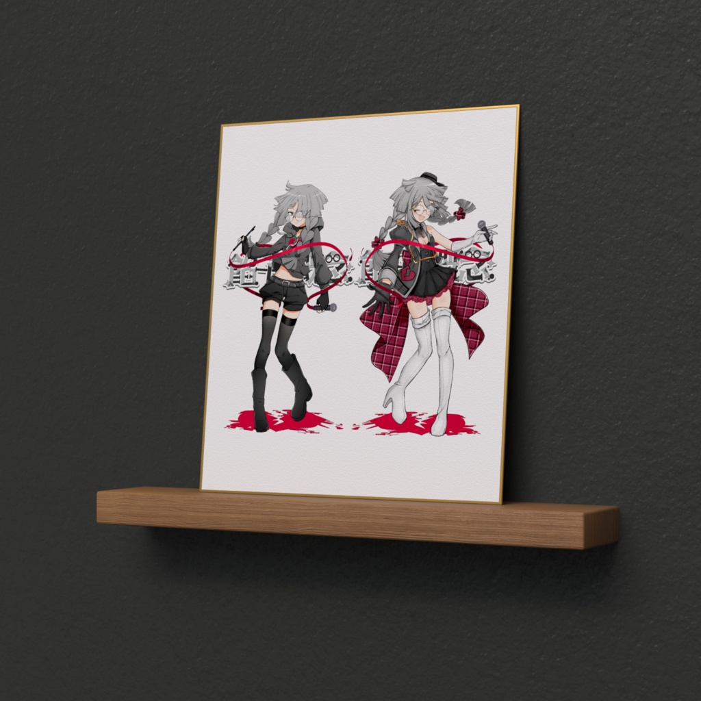 餡子概念キービジュアル色紙