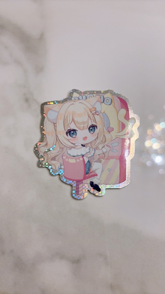 キラキラ☆パチステッカー【笑顔】