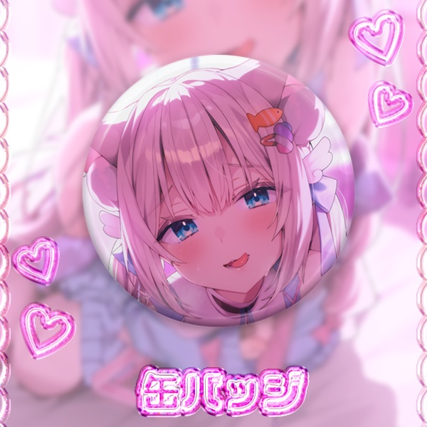 Vtuber2周年記念🎉缶バッジ