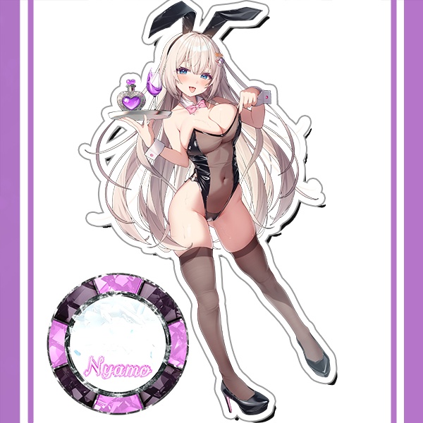 🐰 バニーにゃもアクリルスタンド🐰 