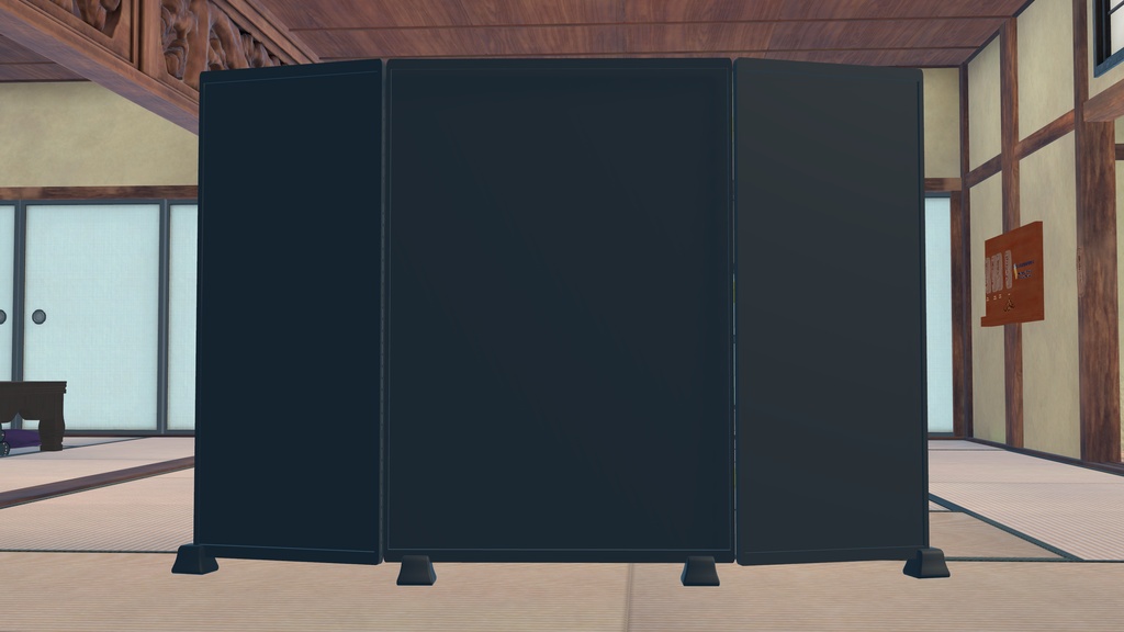 VRChatの写真が屏風になるやつ
