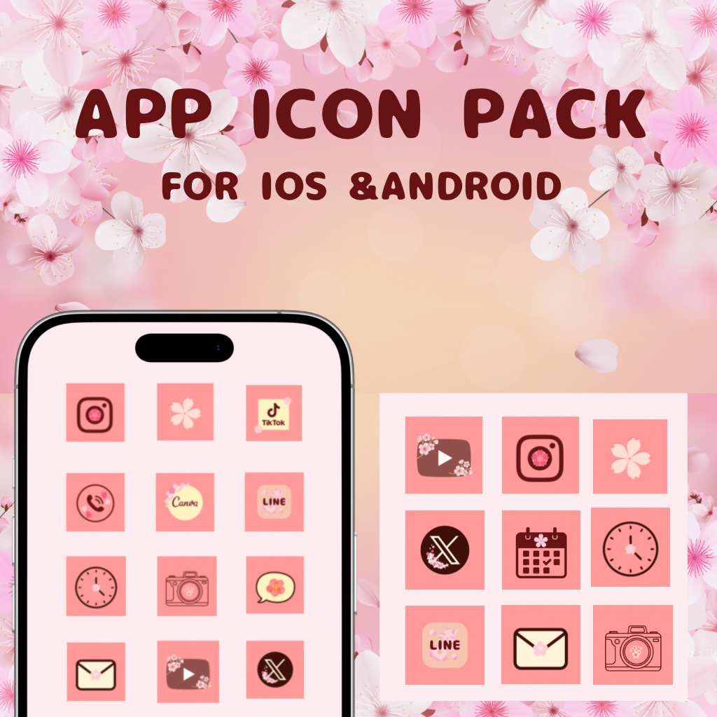 アイコンパック&壁紙セット