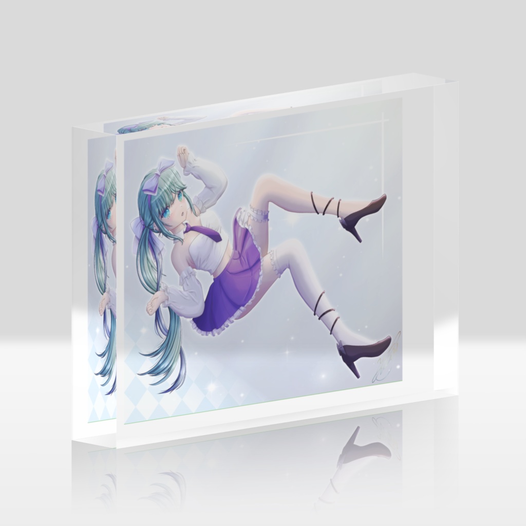 Floating Girl(アクリルブロック)