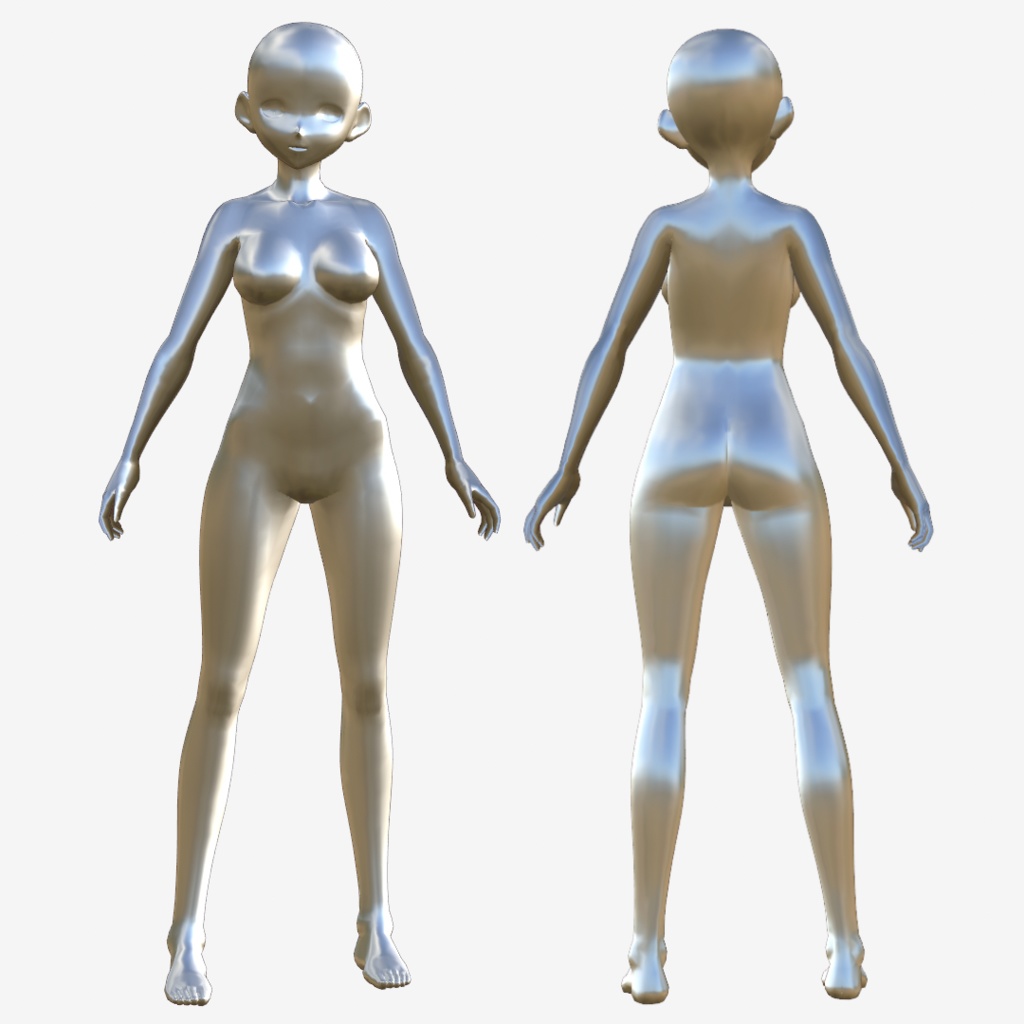 VRoid メタリックモデル vroid形式