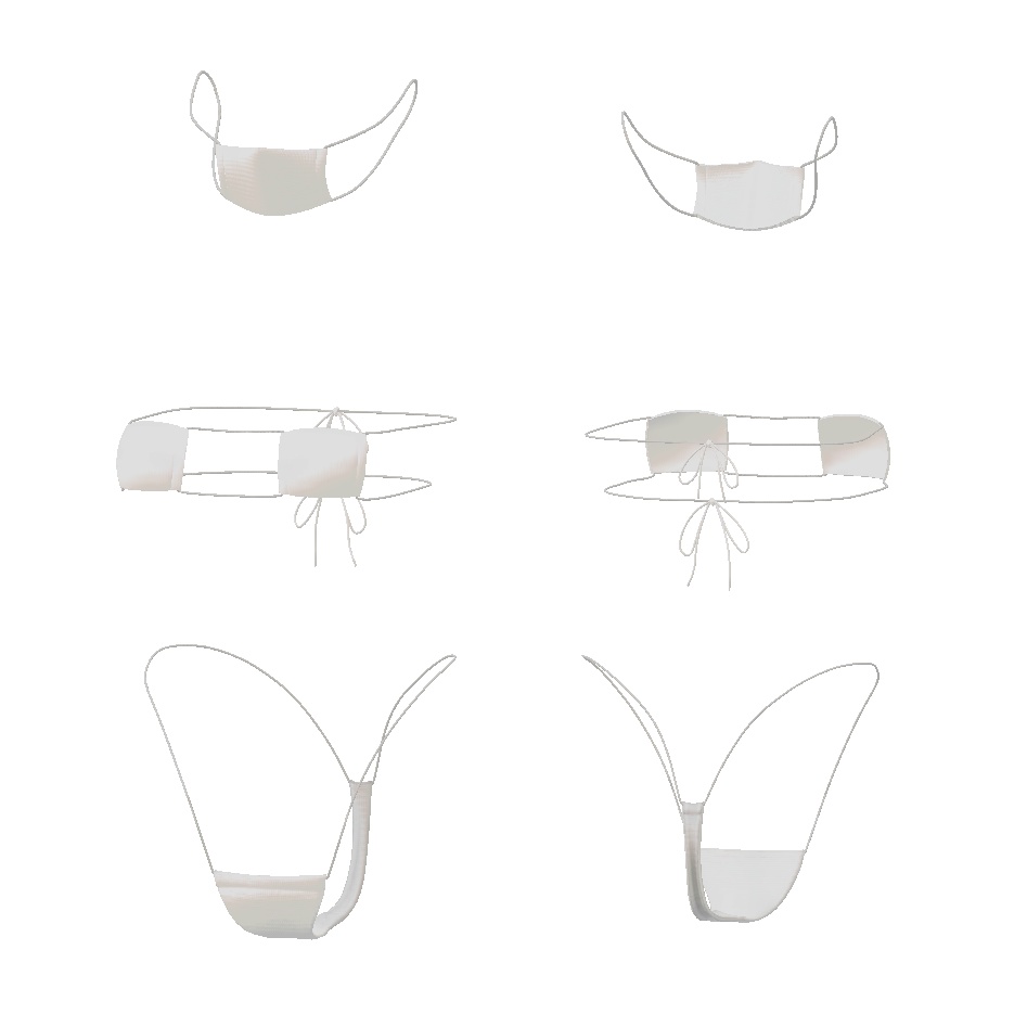 セレスティア想定 マスク水着 VRchat向け