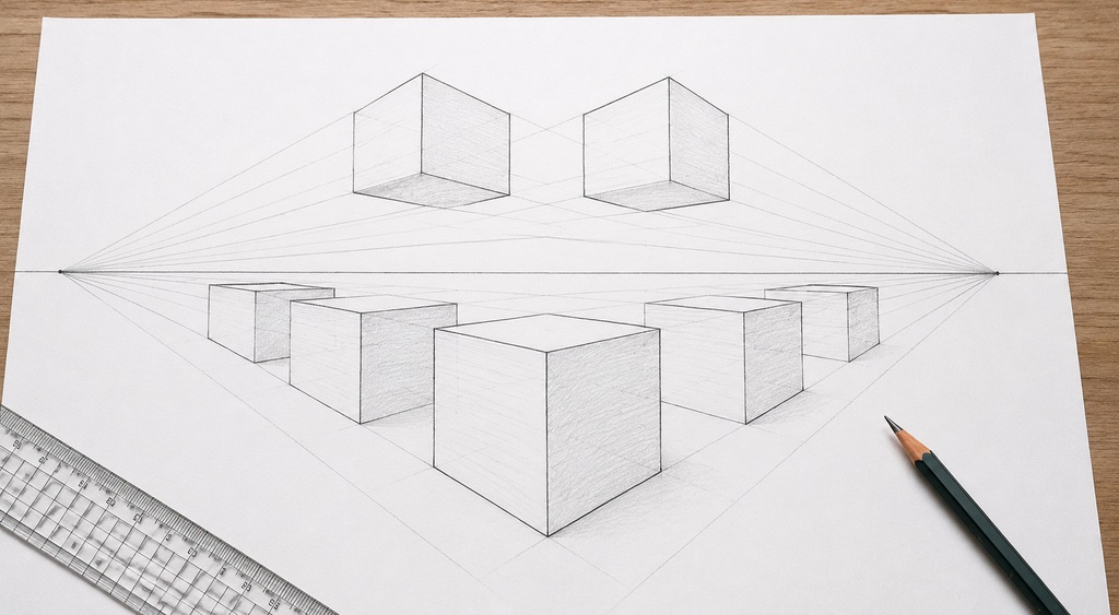 【超初心者向け】背景が描けるようになるパース入門
