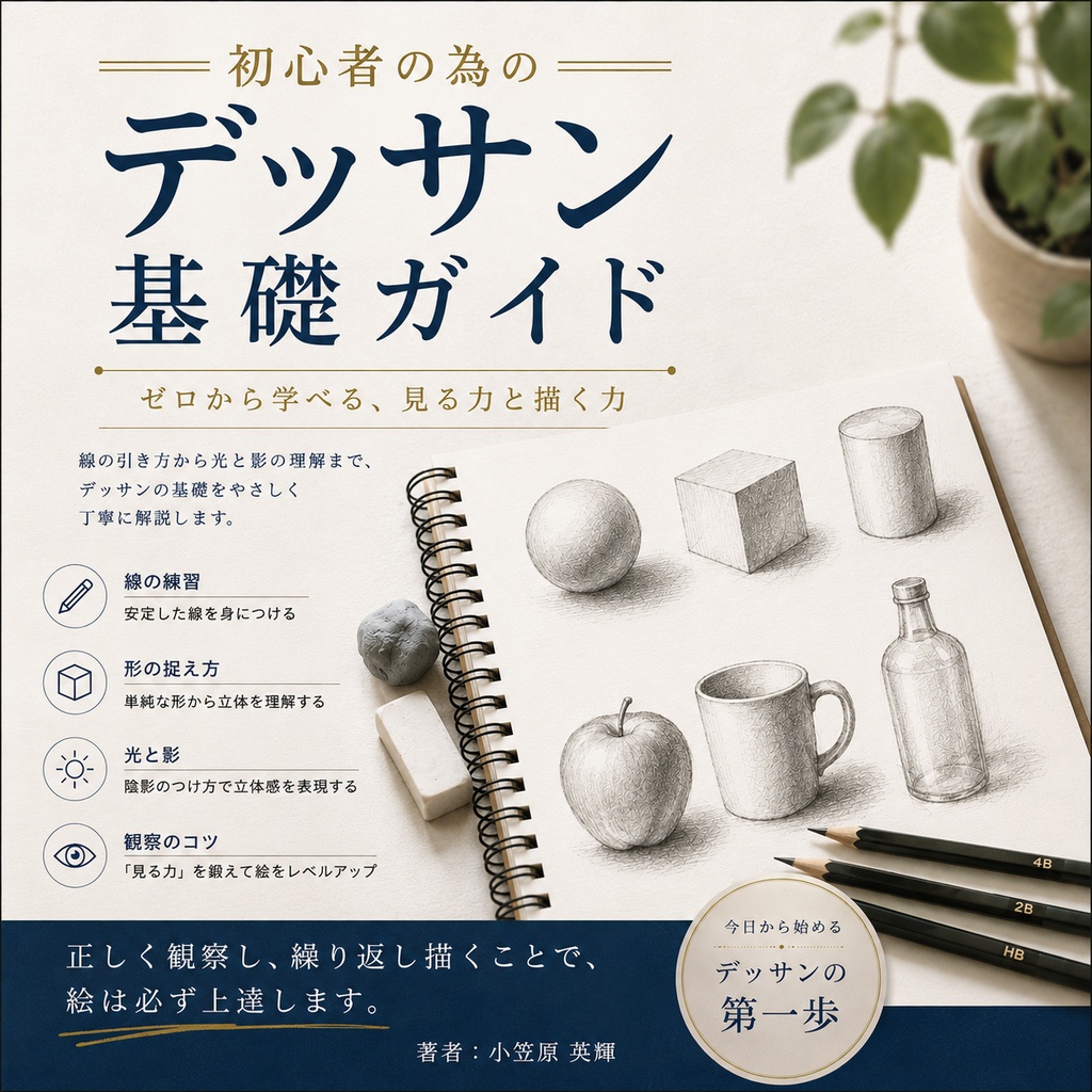 【4冊セット】絵の基礎完全ガイド デッサン・パース・構図・ペン画