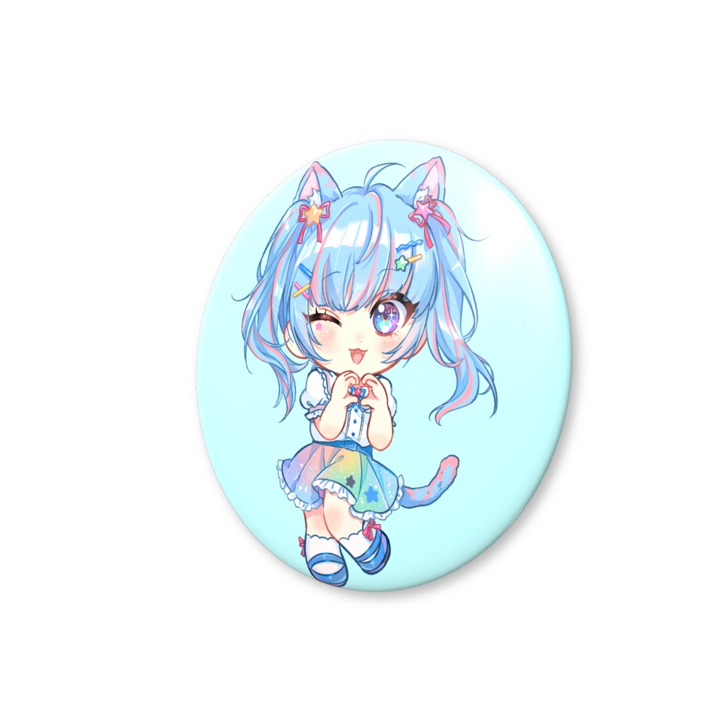 彩月ちゃん:缶バッジ