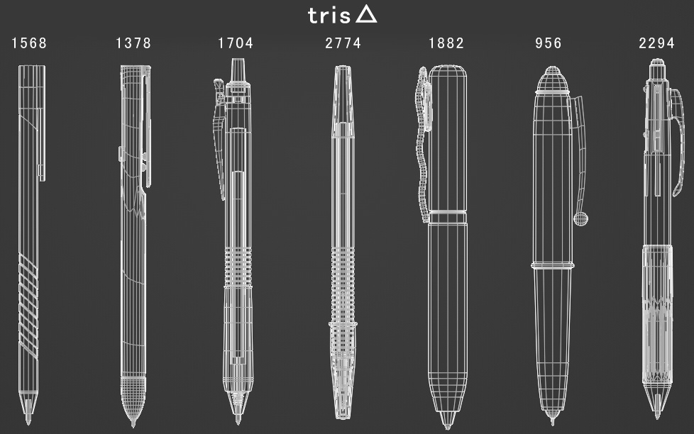ペン14種_3Dセット【Pen Set】