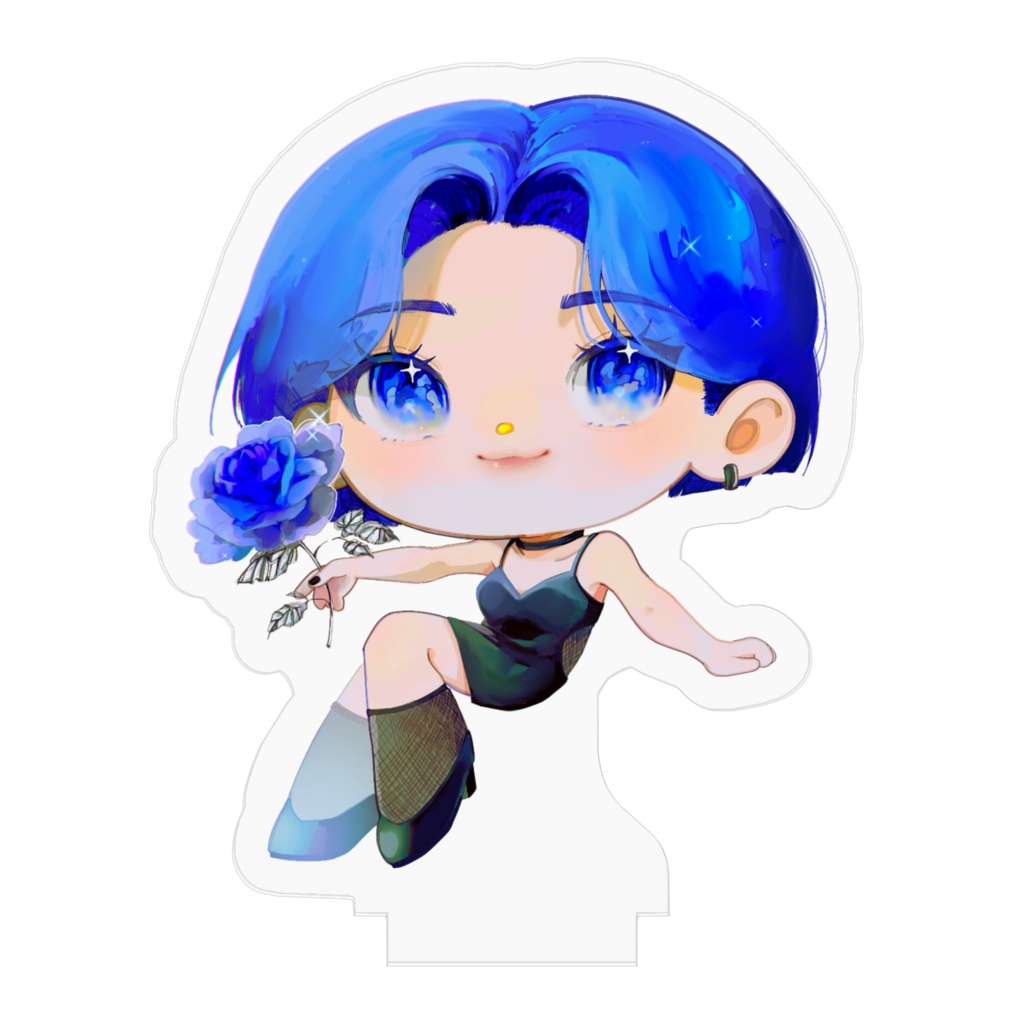 【記念日誕生日入り!】青薔薇きゅるるん1stアクリルフィギュア