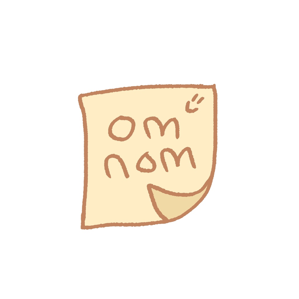 Vtuber head sticker - sticky note