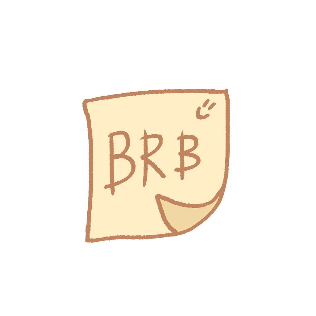 Vtuber head sticker - sticky note