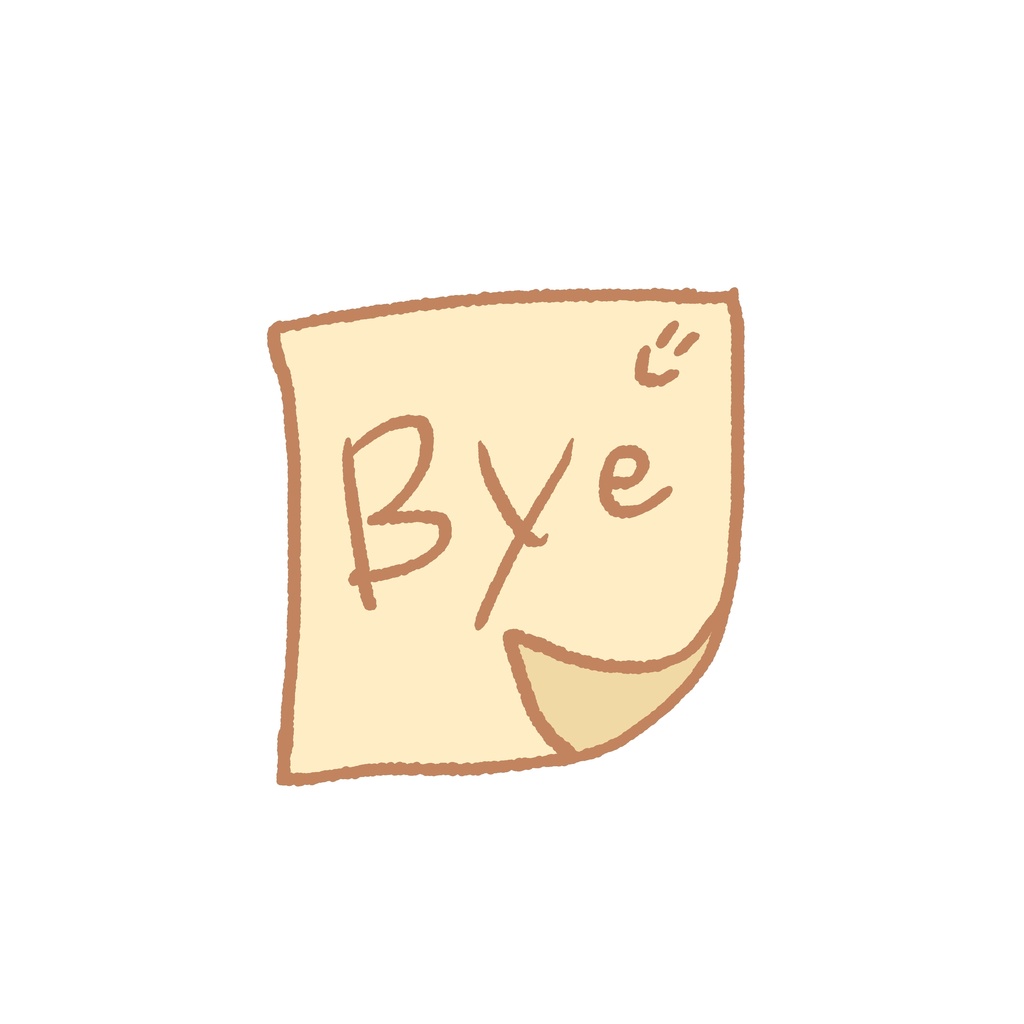 Vtuber head sticker - sticky note