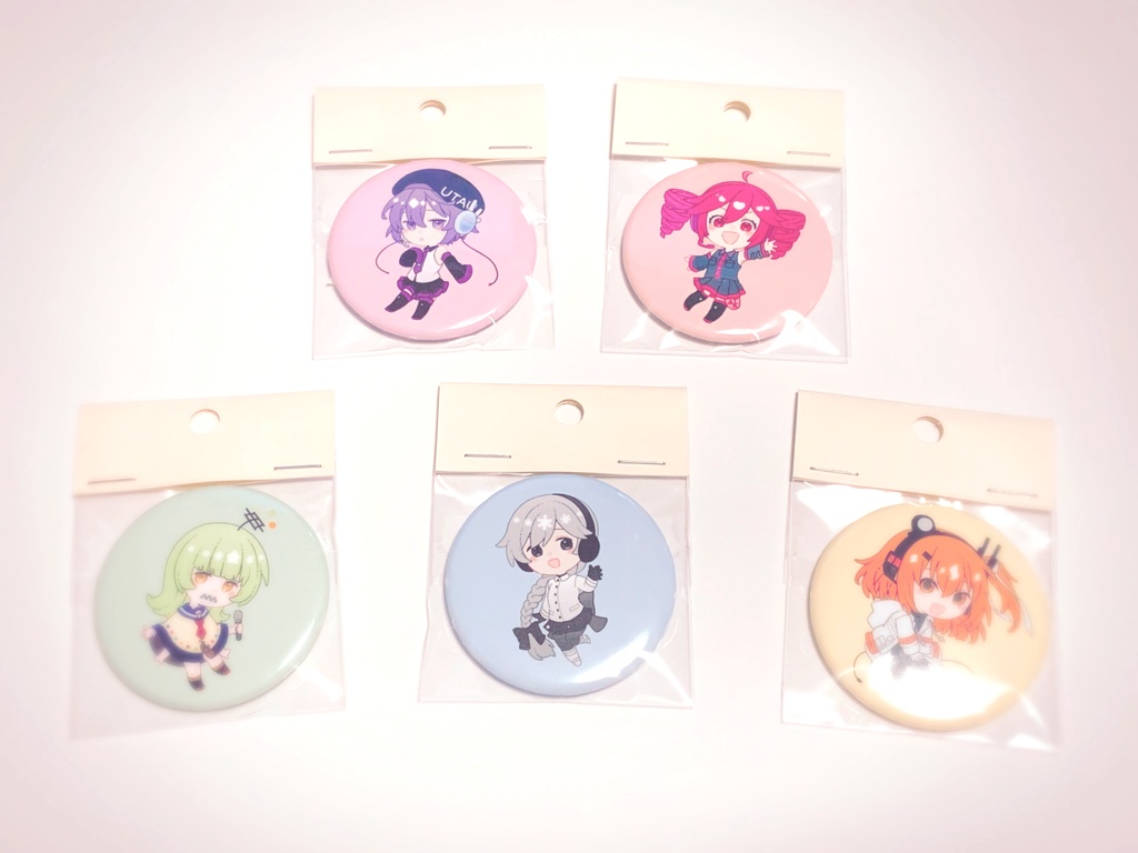 UTAU/シャーベットペンキ缶バッジ