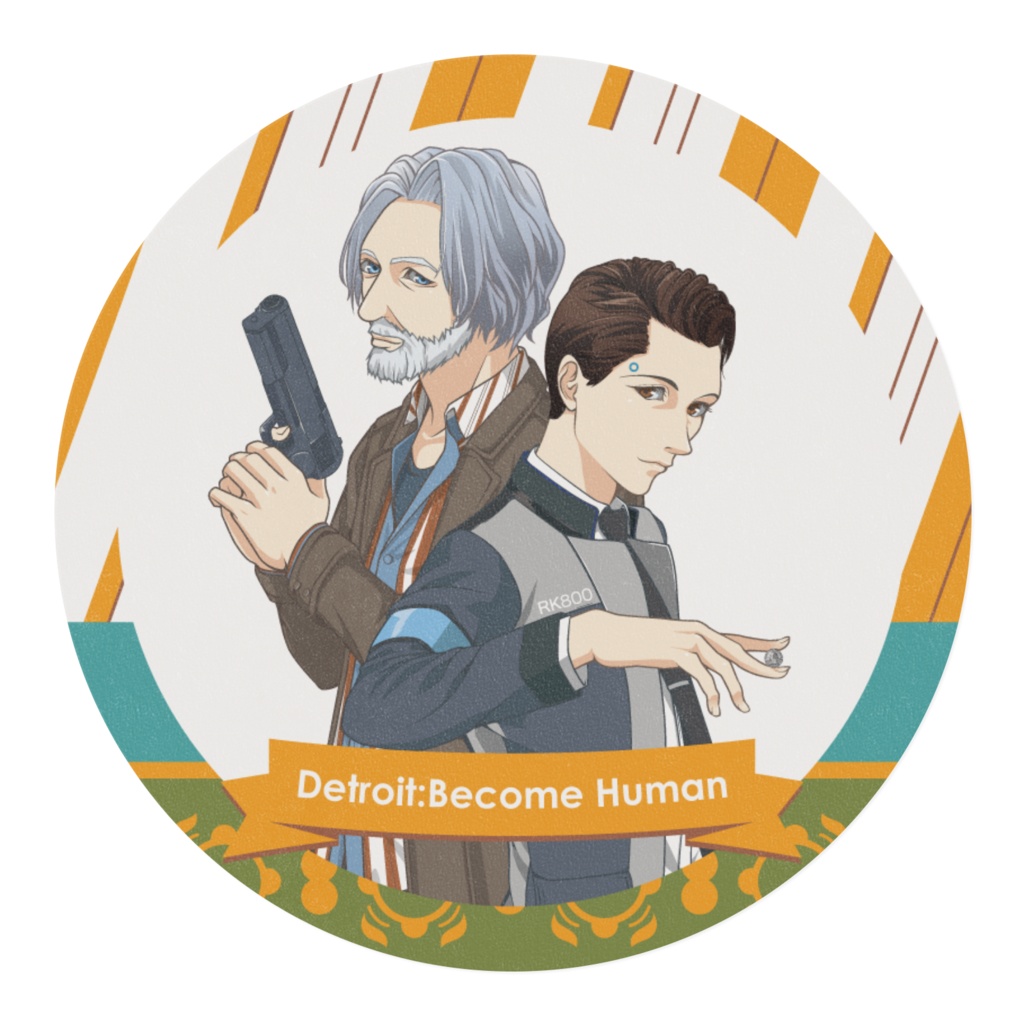 【デトロイトビカムヒューマン】ハンクのシャツ(ボーダー柄)マスキングテープ