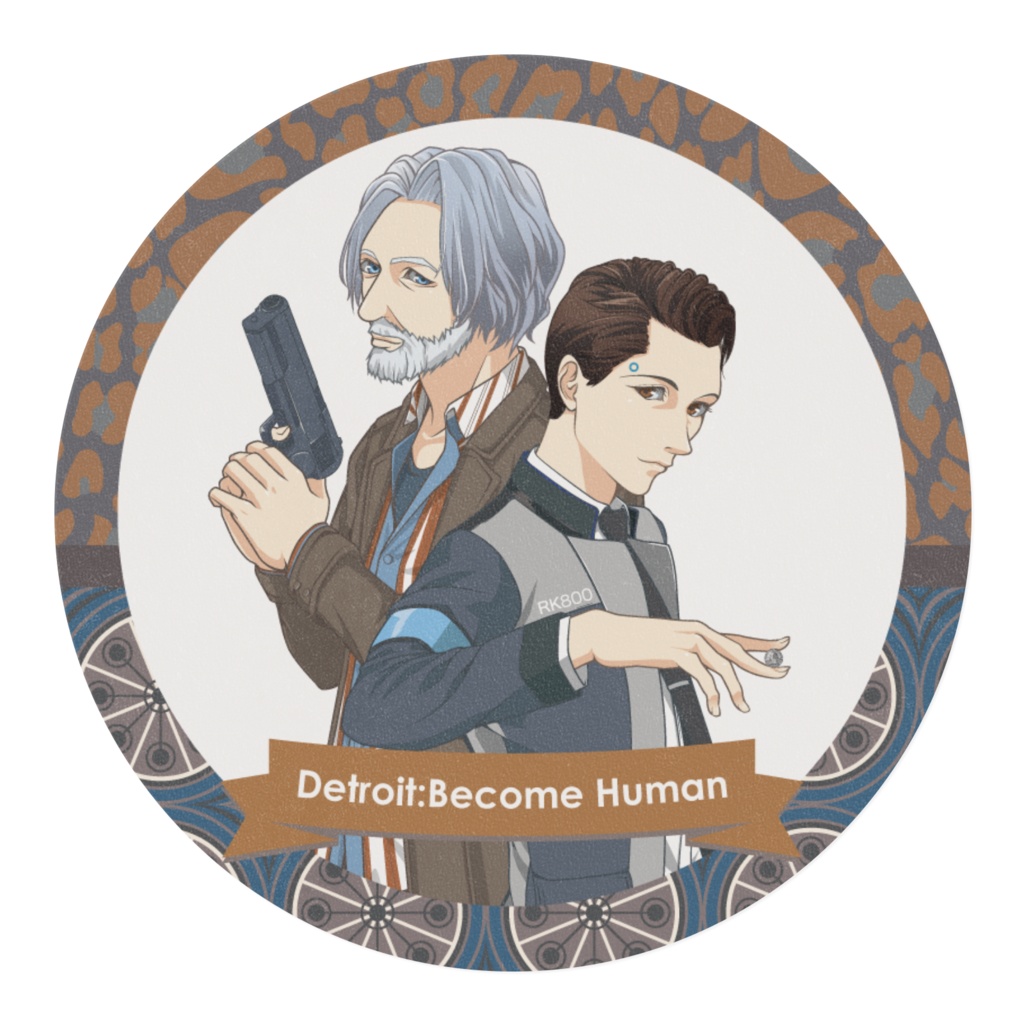 【デトロイトビカムヒューマン】ハンクのシャツ(ヒッピー柄)マスキングテープ