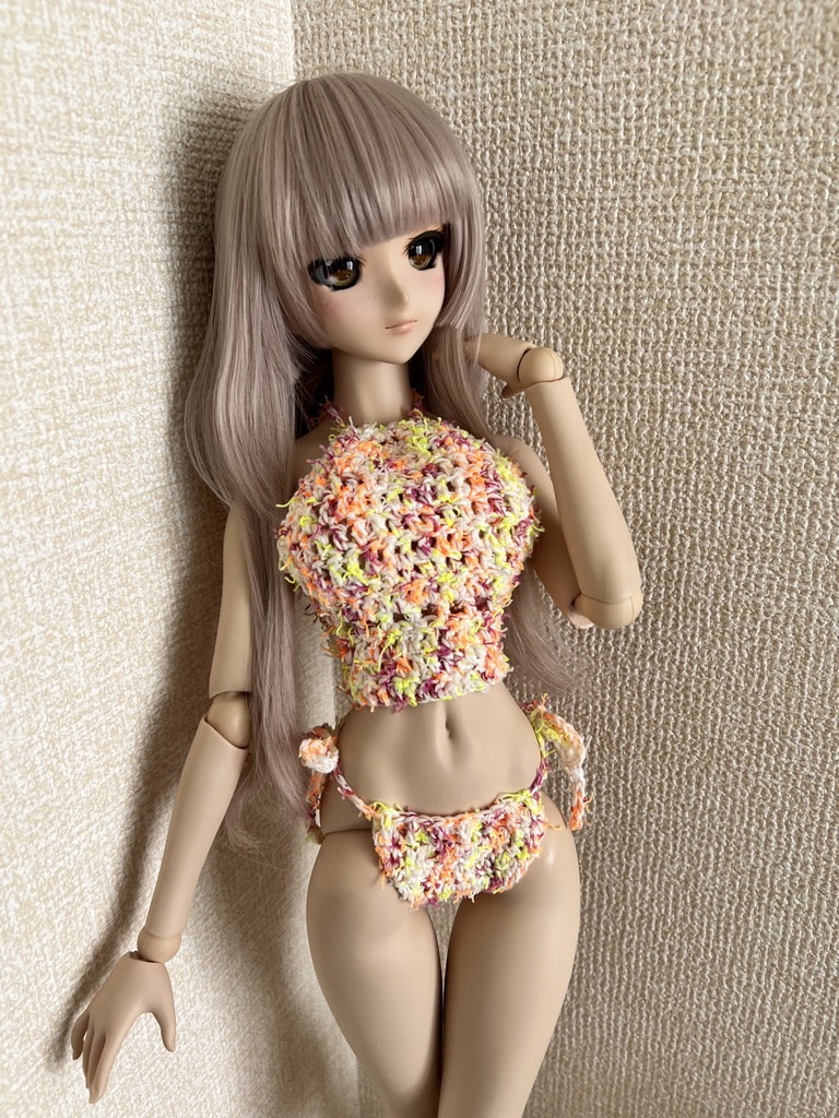 【DD】引き揃え糸のホルタートップス(ボトムスおまけ付き)
