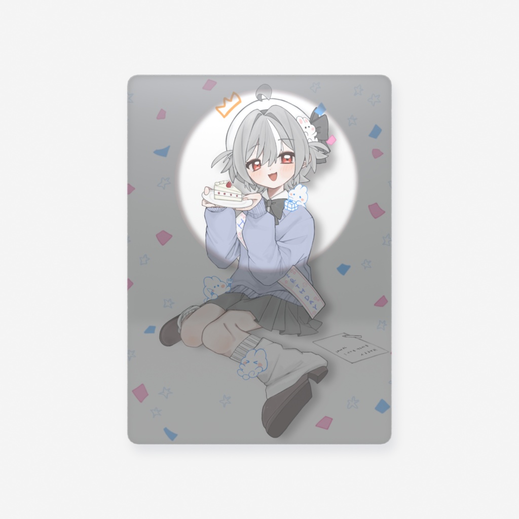 ねむちゃんお誕生日クリアカード