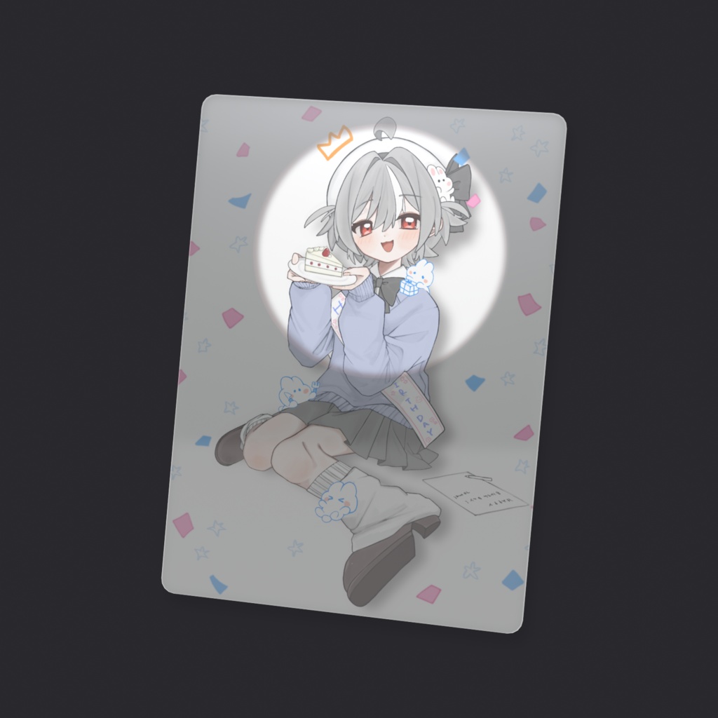 ねむちゃんお誕生日クリアカード