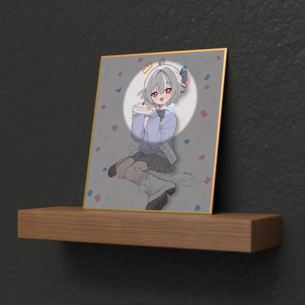 ねむちゃんお誕生日ミニ色紙