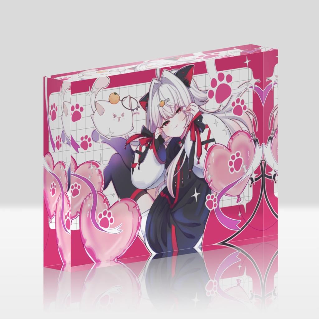 【アクリルブロック】猫餅むぎ【誕生日記念2025】