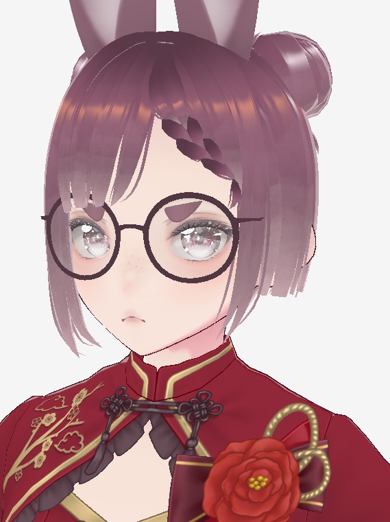 [Free VRoid Model] Soft Watercolor Bunny - junebunnyyy - BOOTH