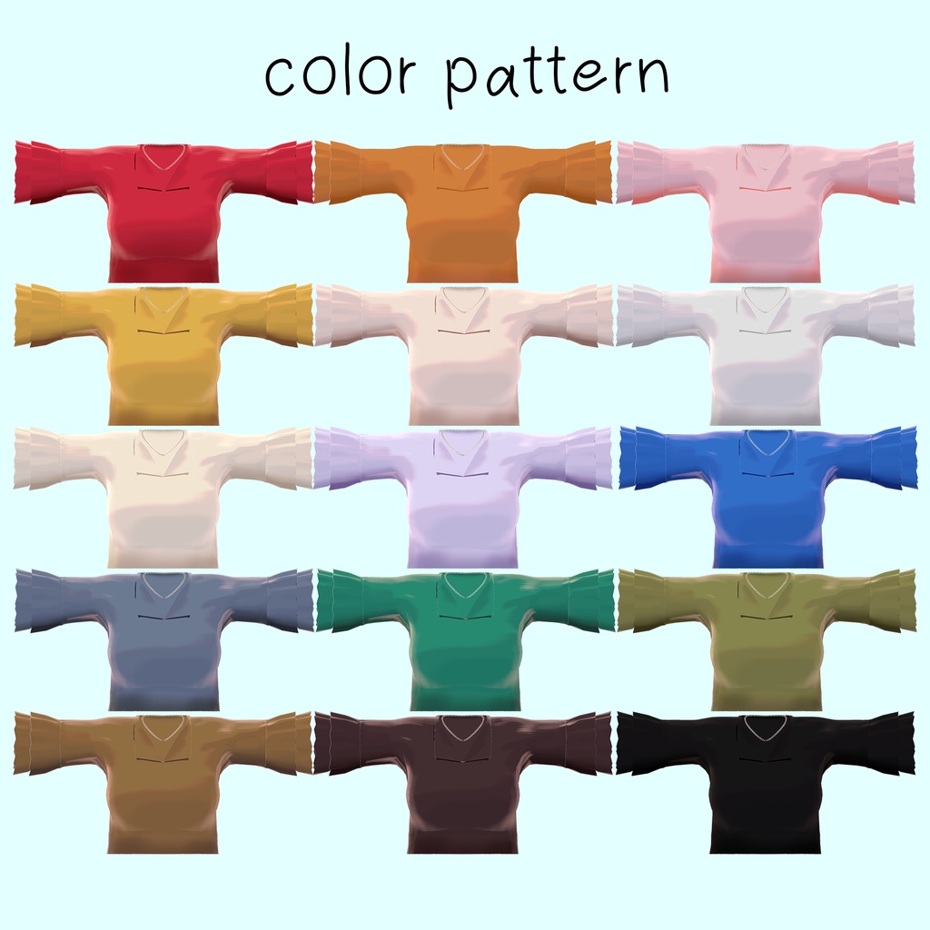 【5アバター対応】おでかけコーデ