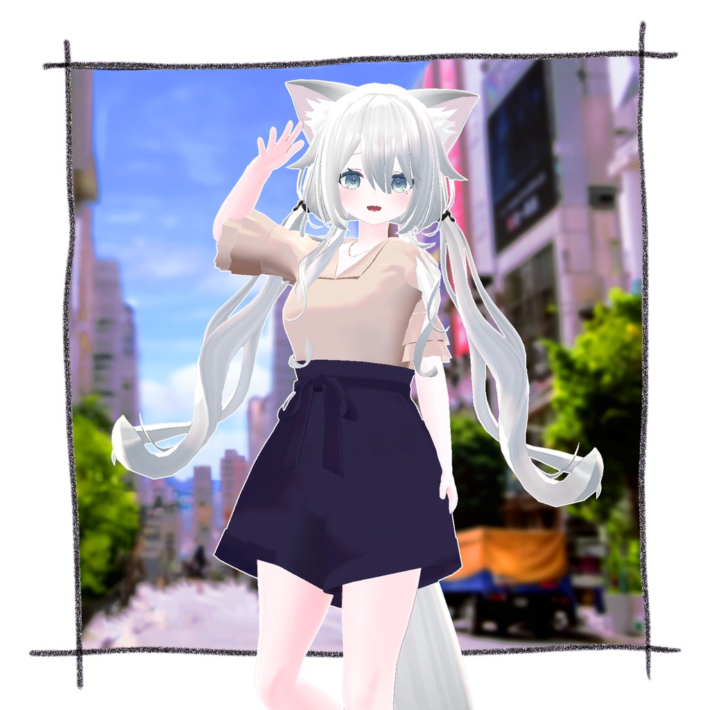 【5アバター対応】おでかけコーデ