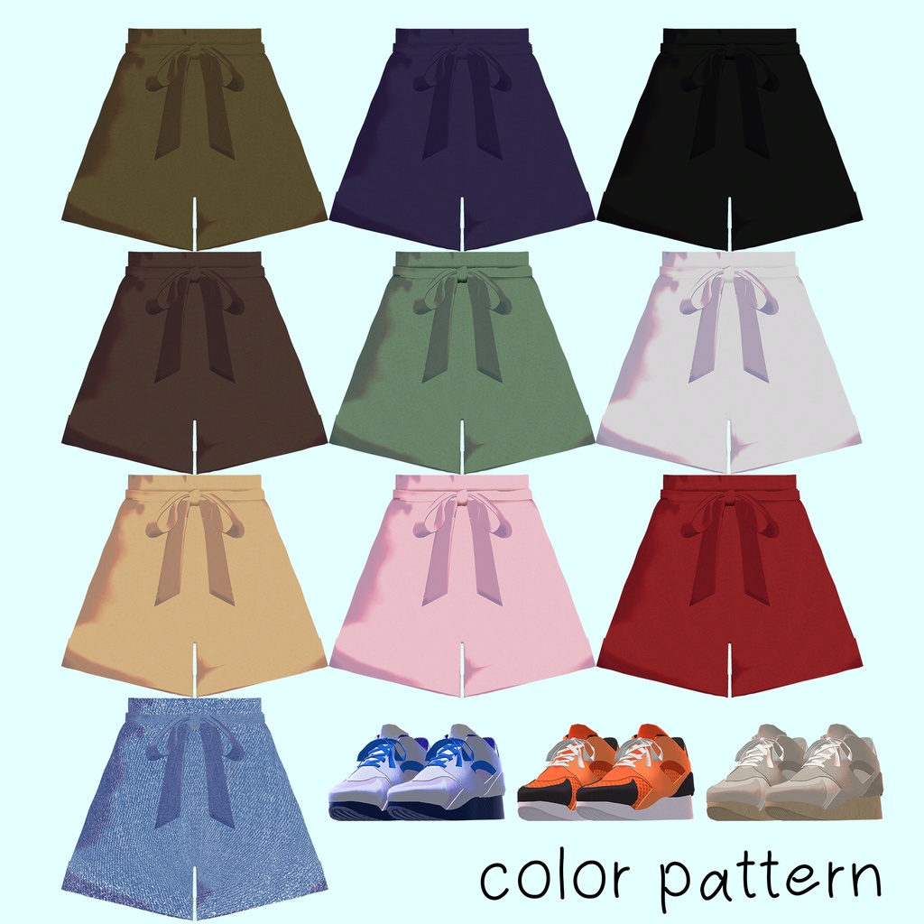 【5アバター対応】おでかけコーデ