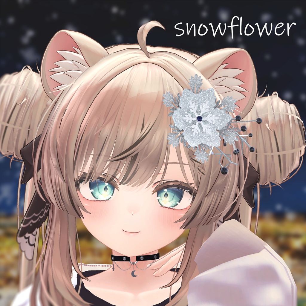 【VRC向けアクセサリー】snowflower
