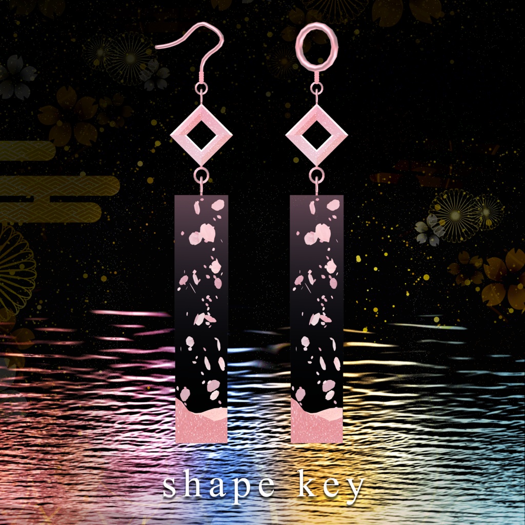 【VRC想定イヤリング】Seasonal Drop